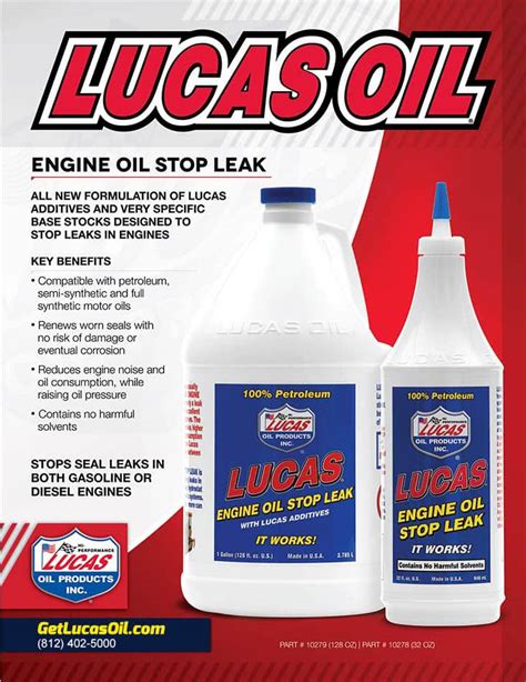 lucas oil stop leak review|8 Best Oil Stop Leak Additives (2023 Guide)